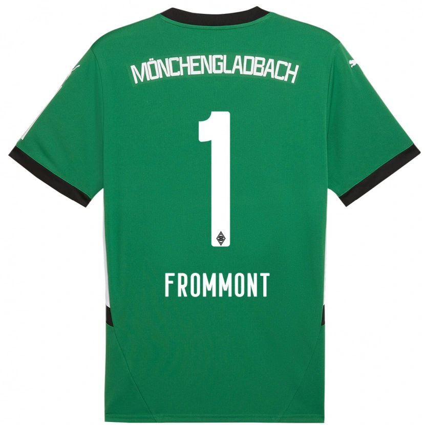 Danxen Män Romina Frommont #1 Grön Vit Bortatröja Matchtröjor 2024/25 Tröjor T-Tröja