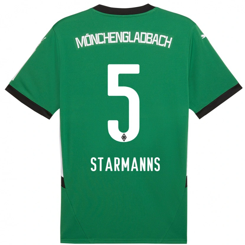 Danxen Män Sandra Starmanns #5 Grön Vit Bortatröja Matchtröjor 2024/25 Tröjor T-Tröja