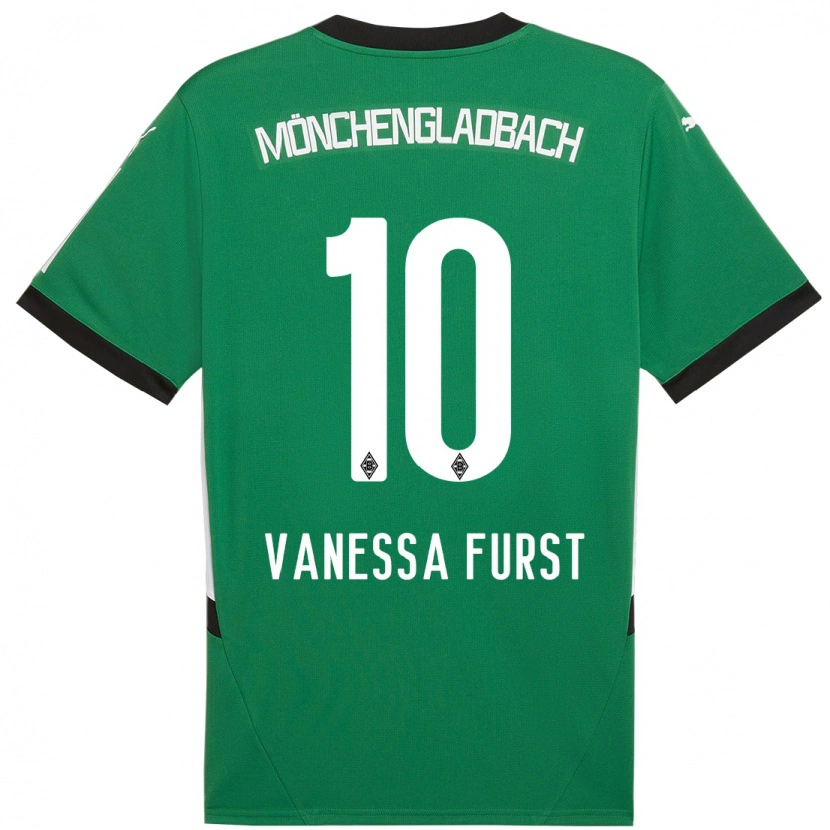 Danxen Män Vanessa Fürst #10 Grön Vit Bortatröja Matchtröjor 2024/25 Tröjor T-Tröja