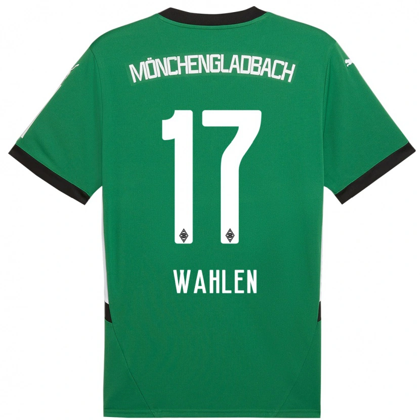 Danxen Män Vanessa Wahlen #17 Grön Vit Bortatröja Matchtröjor 2024/25 Tröjor T-Tröja