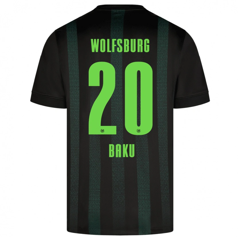 Danxen Män Ridle Baku #20 Mörkgrön Bortatröja Matchtröjor 2024/25 Tröjor T-Tröja