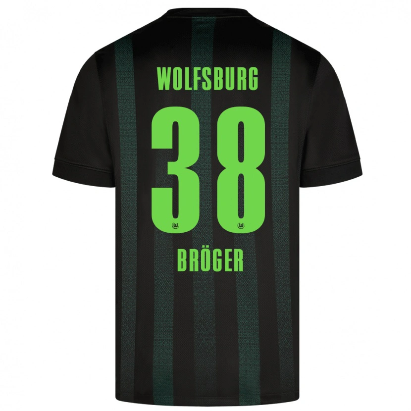 Danxen Män Bennit Bröger #38 Mörkgrön Bortatröja Matchtröjor 2024/25 Tröjor T-Tröja