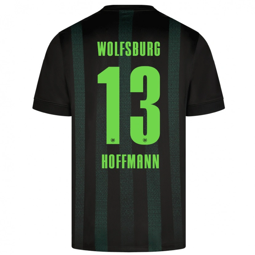 Danxen Män Nils Hoffmann #13 Mörkgrön Bortatröja Matchtröjor 2024/25 Tröjor T-Tröja
