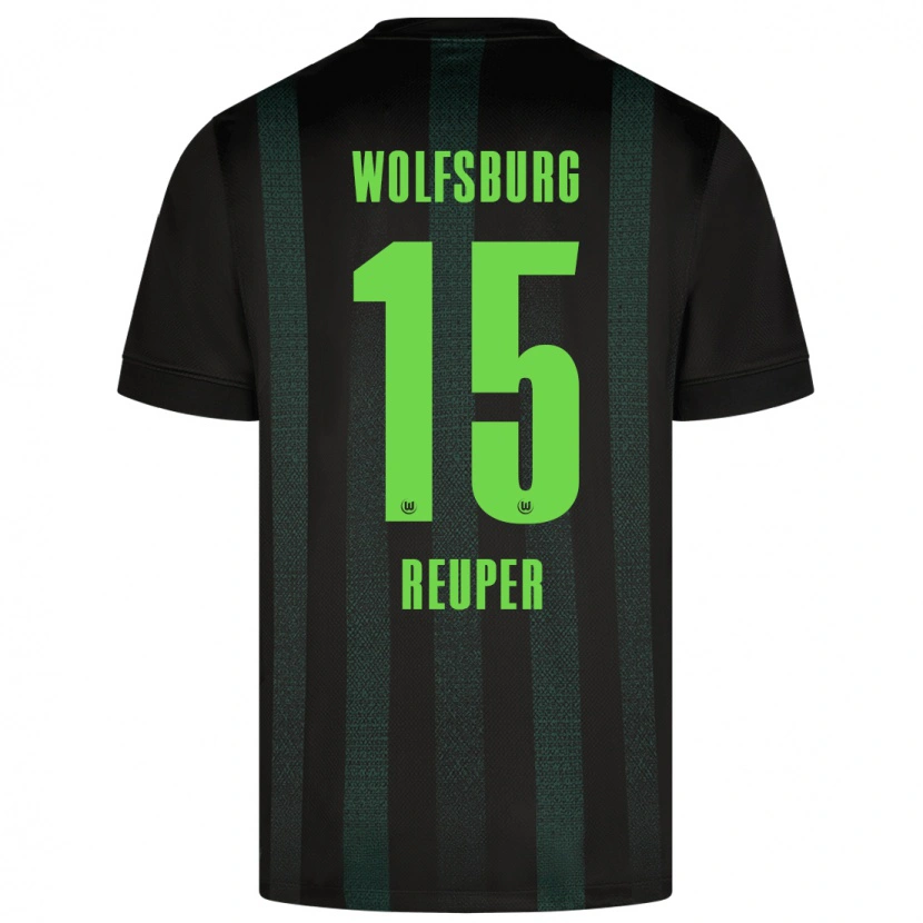 Danxen Män Tim Reuper #15 Mörkgrön Bortatröja Matchtröjor 2024/25 Tröjor T-Tröja
