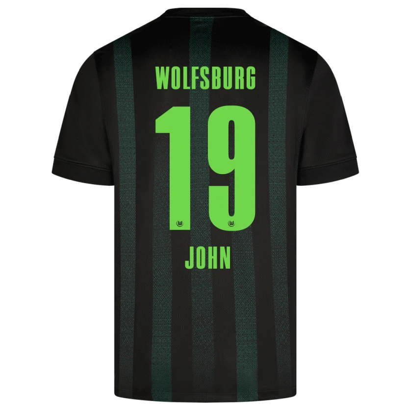 Danxen Män Michael John #19 Mörkgrön Bortatröja Matchtröjor 2024/25 Tröjor T-Tröja