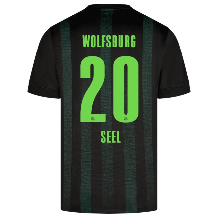 Danxen Män William Seel #20 Mörkgrön Bortatröja Matchtröjor 2024/25 Tröjor T-Tröja