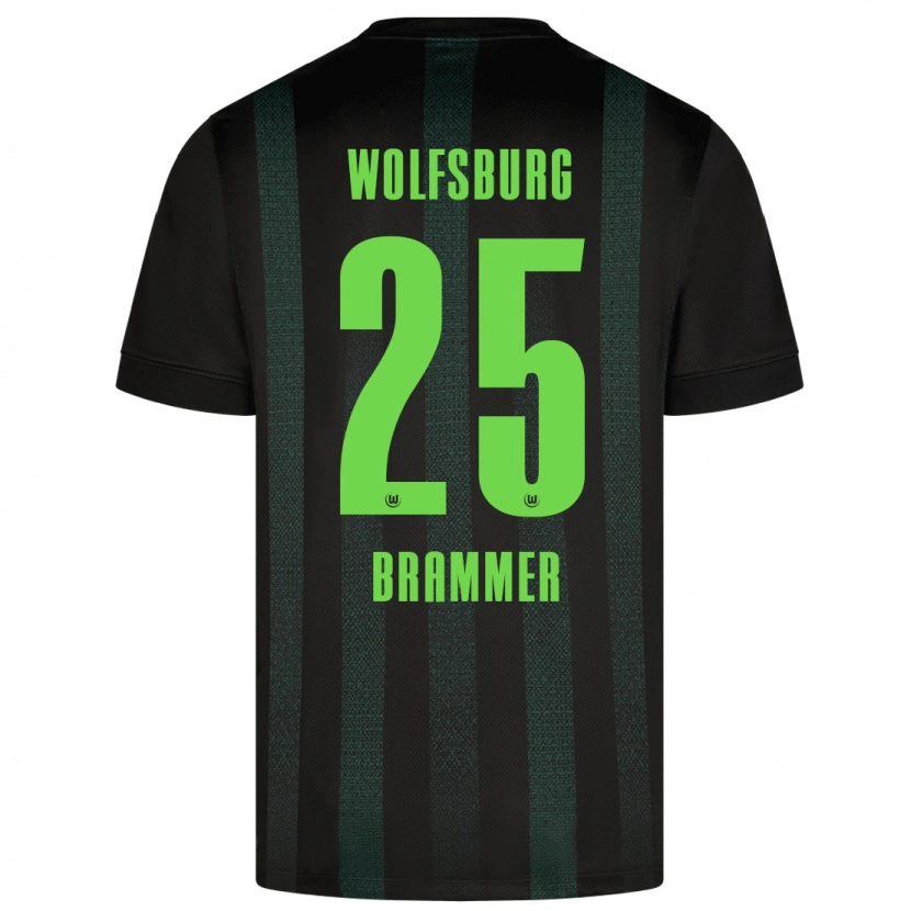 Danxen Män Ole Brammer #25 Mörkgrön Bortatröja Matchtröjor 2024/25 Tröjor T-Tröja