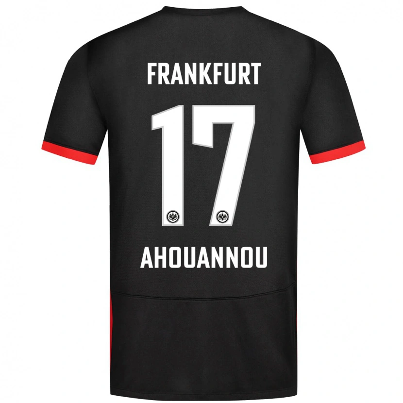 Danxen Män Yannis Ahouannou #17 Svart Bortatröja Matchtröjor 2024/25 Tröjor T-Tröja