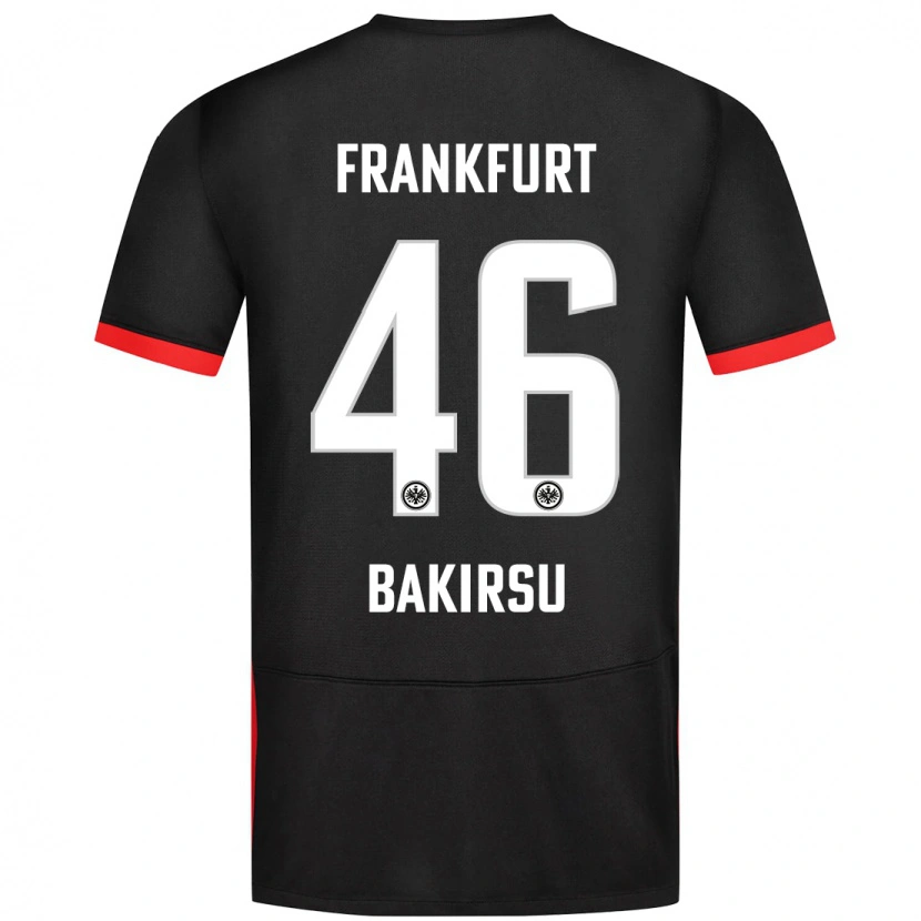 Danxen Män Hüseyin Bakirsu #46 Svart Bortatröja Matchtröjor 2024/25 Tröjor T-Tröja