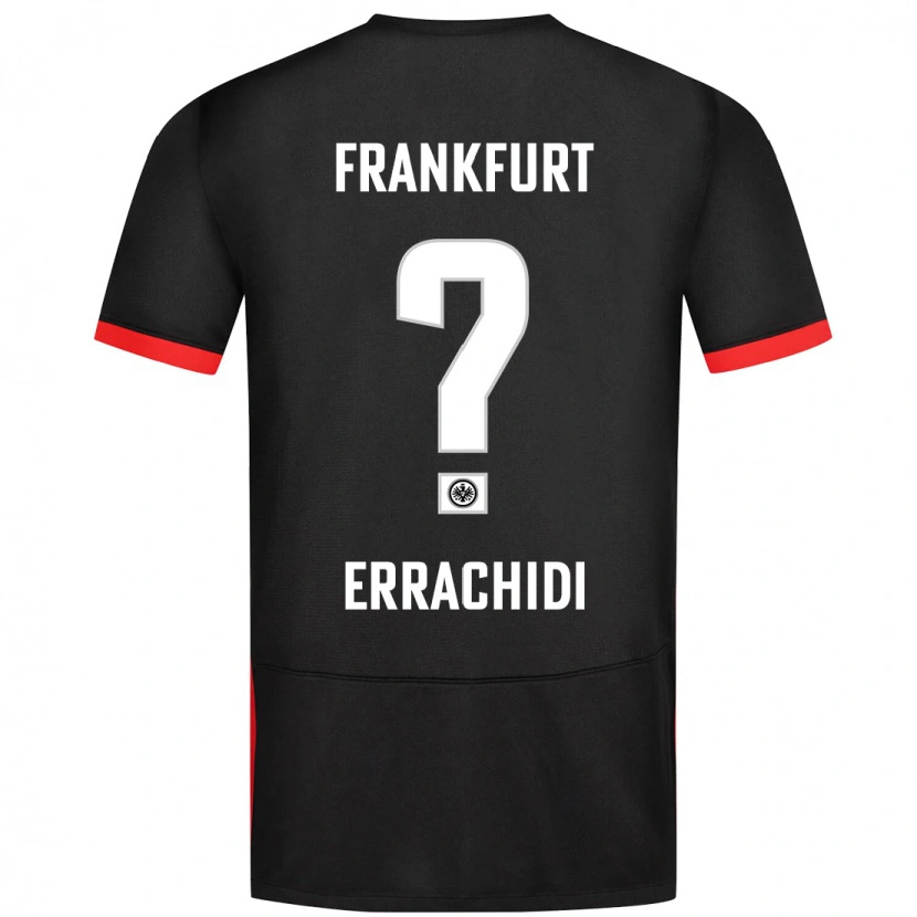Danxen Män Youness Errachidi #0 Svart Bortatröja Matchtröjor 2024/25 Tröjor T-Tröja