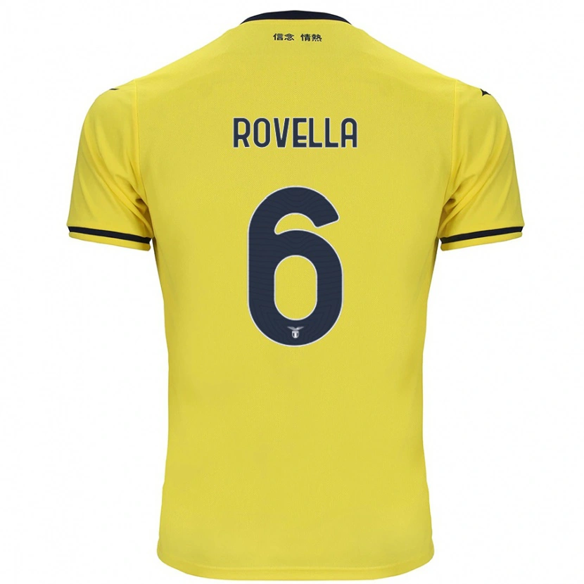 Danxen Män Nicolò Rovella #6 Gul Bortatröja Matchtröjor 2024/25 Tröjor T-Tröja