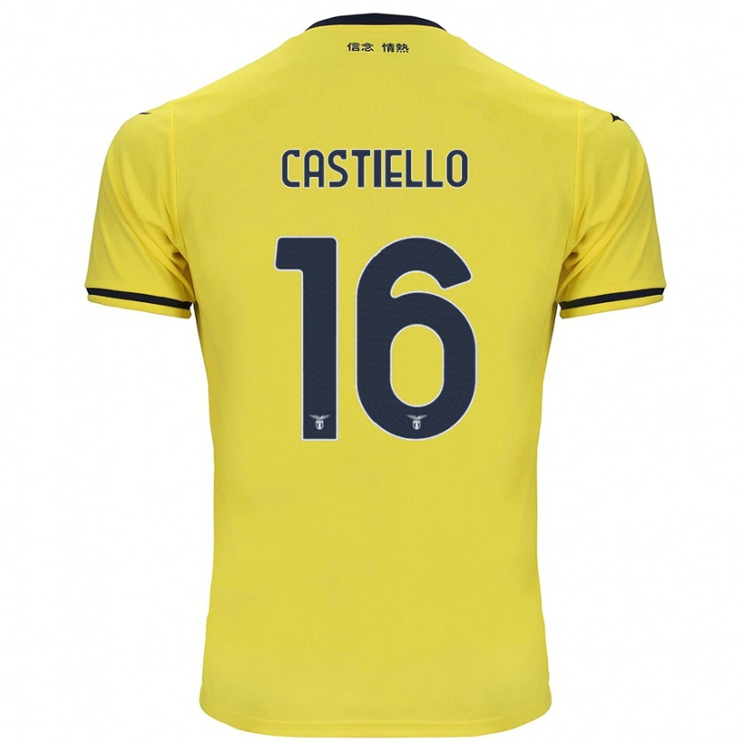 Danxen Män Antonietta Castiello #16 Gul Bortatröja Matchtröjor 2024/25 Tröjor T-Tröja