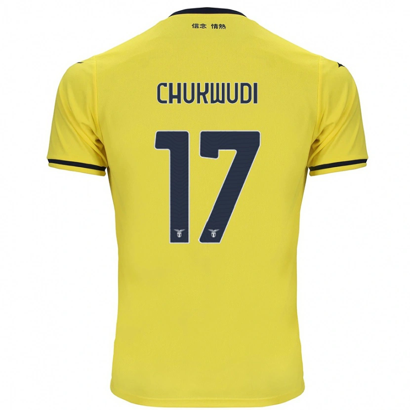Danxen Män Ogonna Chukwudi #17 Gul Bortatröja Matchtröjor 2024/25 Tröjor T-Tröja