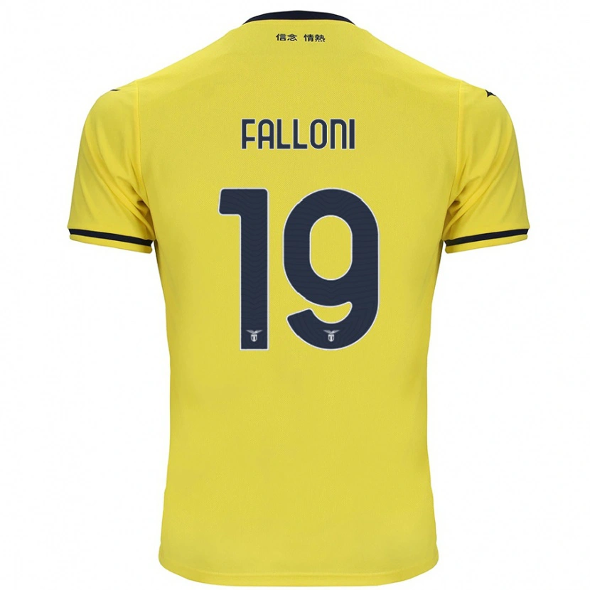 Danxen Män Ludovica Falloni #19 Gul Bortatröja Matchtröjor 2024/25 Tröjor T-Tröja