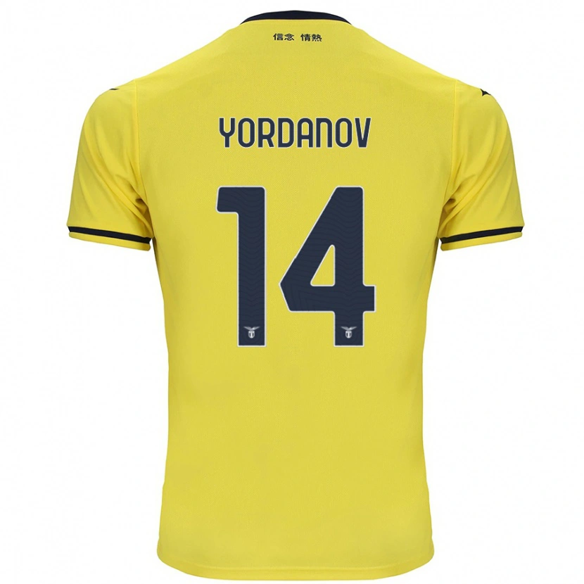 Danxen Män Damyan Yordanov #14 Gul Bortatröja Matchtröjor 2024/25 Tröjor T-Tröja
