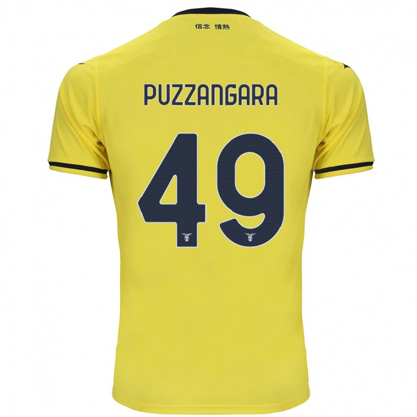 Danxen Män Angelo Antonio Puzzangara #49 Gul Bortatröja Matchtröjor 2024/25 Tröjor T-Tröja