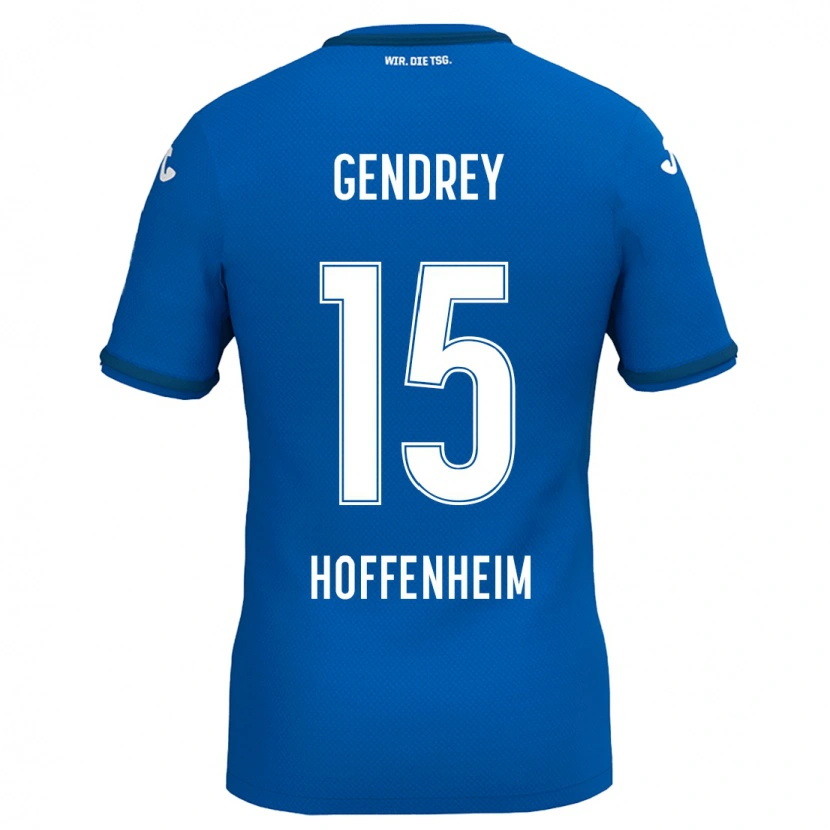 Danxen Män Valentin Gendrey #15 Gul Röd Hemmatröja Matchtröjor 2024/25 Tröjor T-Tröja