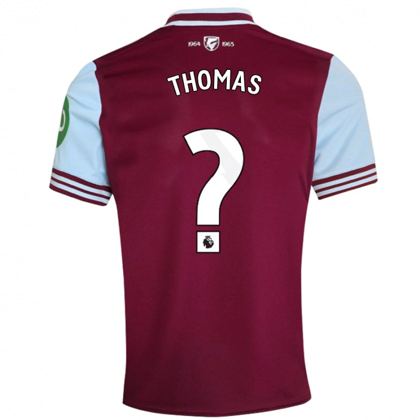 Danxen Kvinnor Isaac Thomas #0 Mörkröd Hemmatröja Matchtröjor 2024/25 Tröjor T-Tröja