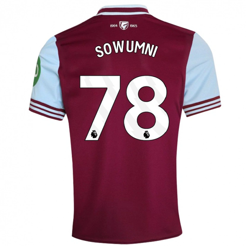 Danxen Kvinnor Elisha Sowumni #78 Mörkröd Hemmatröja Matchtröjor 2024/25 Tröjor T-Tröja