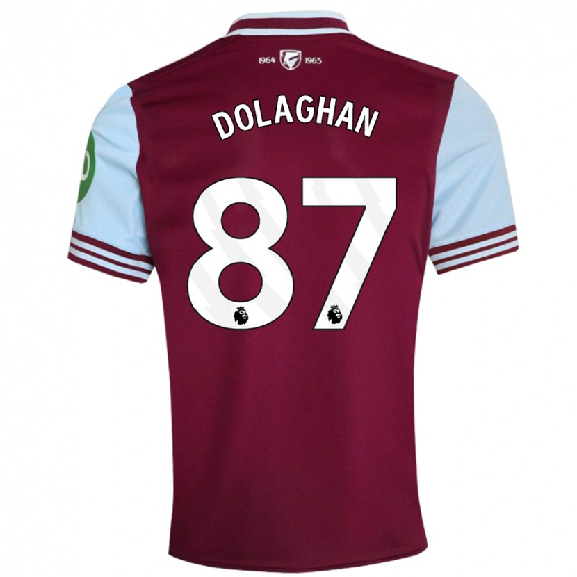 Danxen Kvinnor Brad Dolaghan #87 Mörkröd Hemmatröja Matchtröjor 2024/25 Tröjor T-Tröja