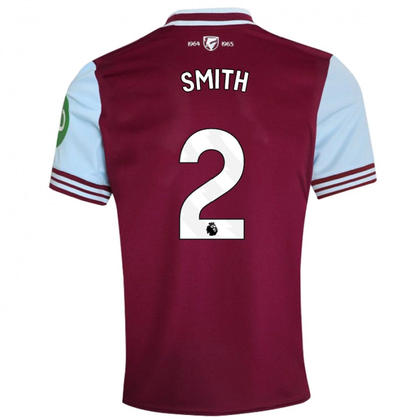 Danxen Kvinnor Kirsty Smith #2 Mörkröd Hemmatröja Matchtröjor 2024/25 Tröjor T-Tröja