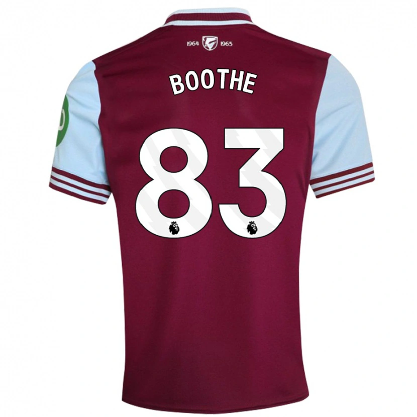 Danxen Kvinnor Sebastian Boothe #83 Mörkröd Hemmatröja Matchtröjor 2024/25 Tröjor T-Tröja