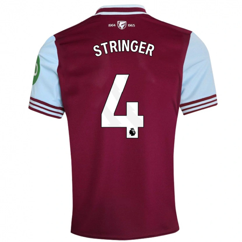 Danxen Kvinnor Abbey Leigh Stringer #4 Mörkröd Hemmatröja Matchtröjor 2024/25 Tröjor T-Tröja