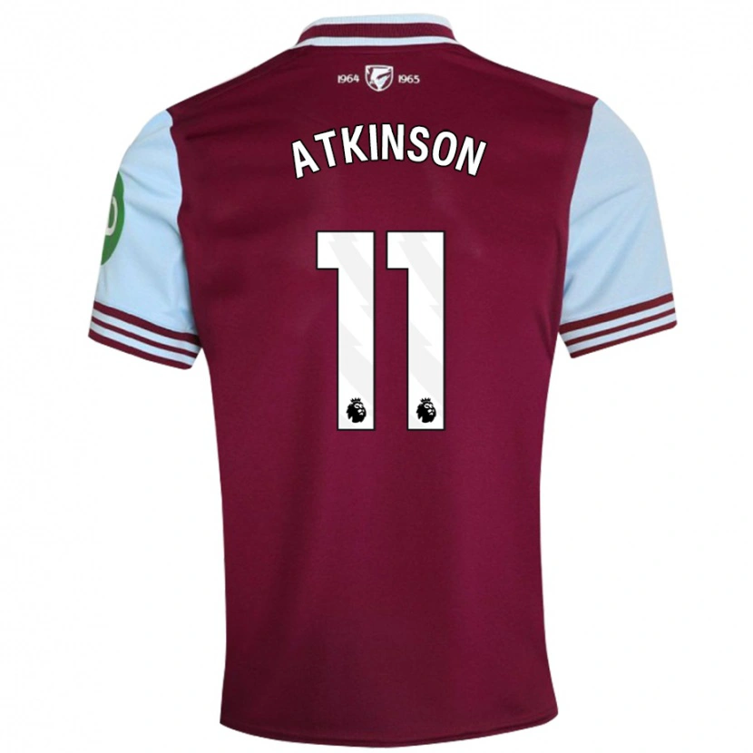 Danxen Kvinnor Izzy Atkinson #11 Mörkröd Hemmatröja Matchtröjor 2024/25 Tröjor T-Tröja