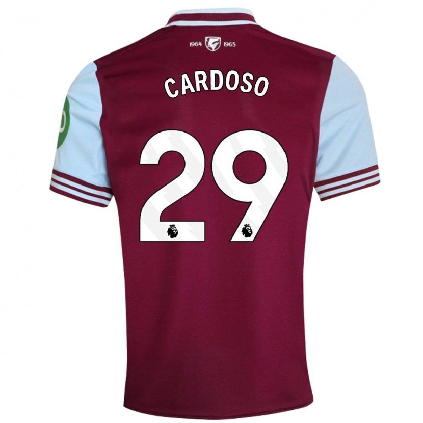 Danxen Kvinnor Goncalo Cardoso #29 Mörkröd Hemmatröja Matchtröjor 2024/25 Tröjor T-Tröja