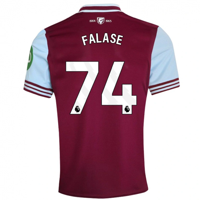 Danxen Kvinnor Asher Falase #74 Mörkröd Hemmatröja Matchtröjor 2024/25 Tröjor T-Tröja