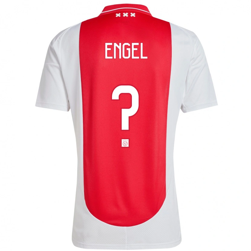 Danxen Kvinnor Mark Engel #0 Röd Vit Hemmatröja Matchtröjor 2024/25 Tröjor T-Tröja