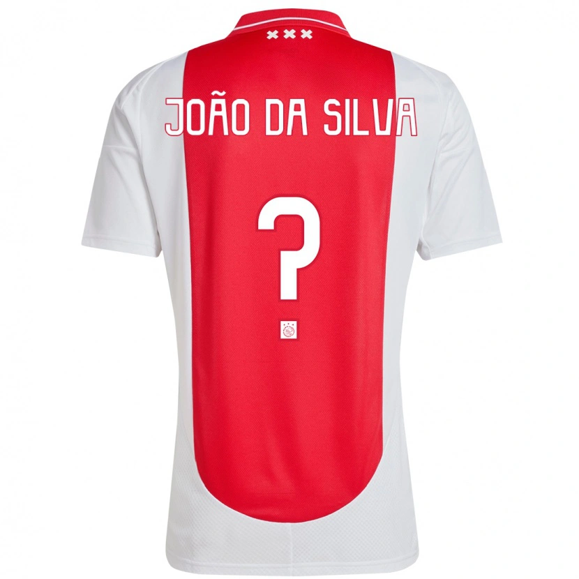 Danxen Kvinnor Miguel João Da Silva #0 Röd Vit Hemmatröja Matchtröjor 2024/25 Tröjor T-Tröja