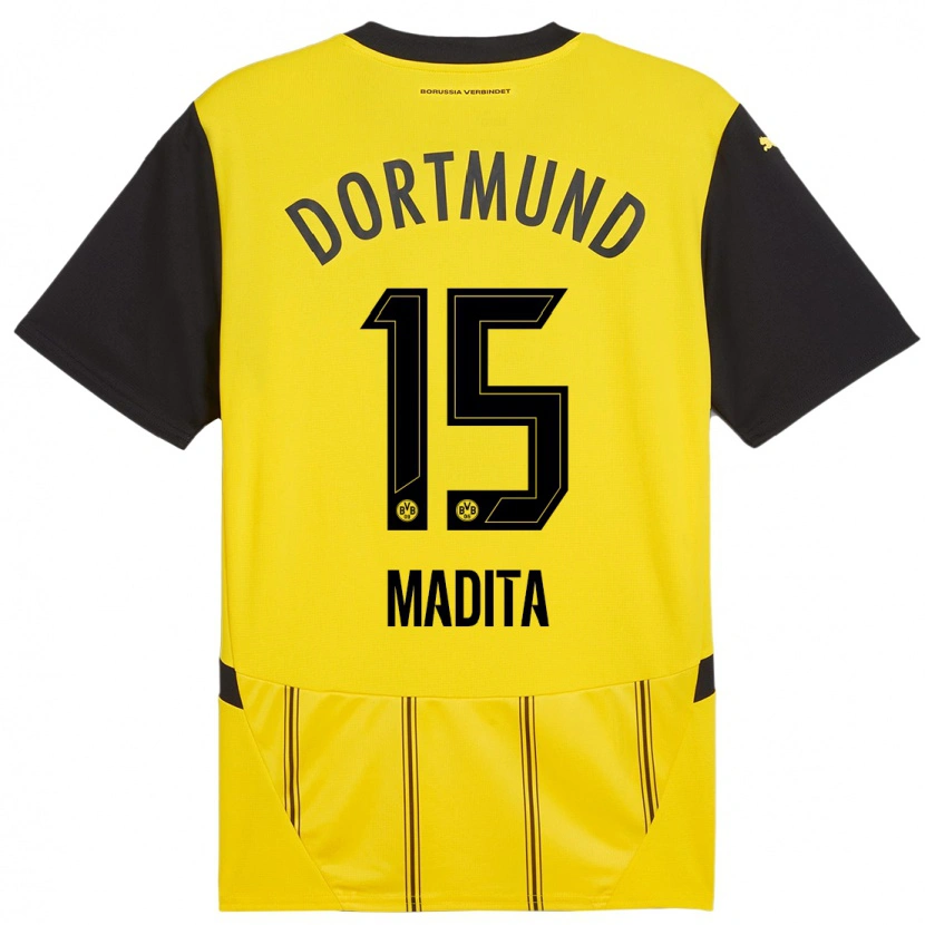 Danxen Kvinnor Kohorst Madita #15 Gul Svart Hemmatröja Matchtröjor 2024/25 Tröjor T-Tröja