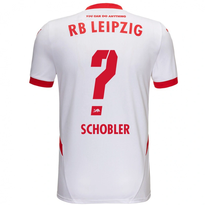 Danxen Kvinnor Laurin Schößler #0 Vit Röd Hemmatröja Matchtröjor 2024/25 Tröjor T-Tröja
