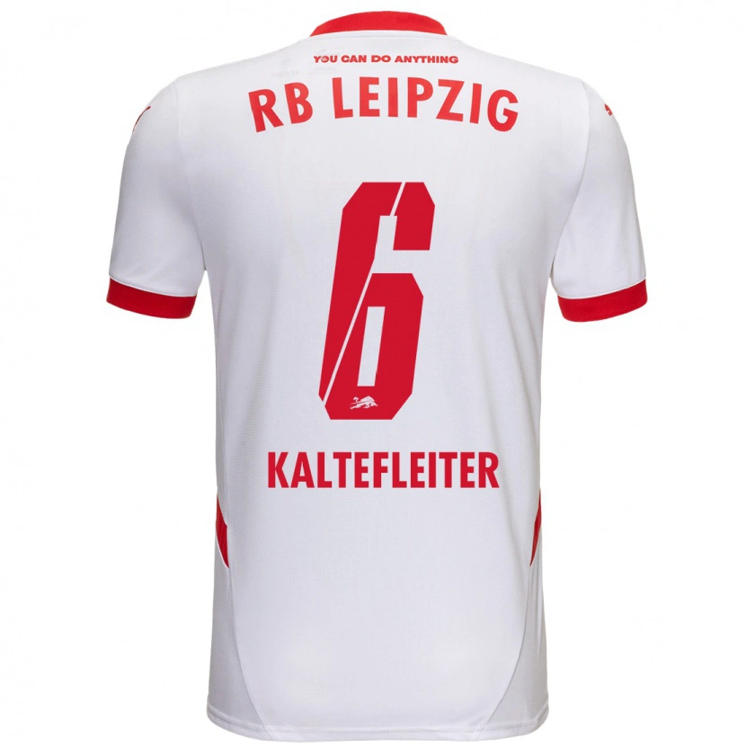 Danxen Kvinnor Benno Kaltefleiter #6 Vit Röd Hemmatröja Matchtröjor 2024/25 Tröjor T-Tröja
