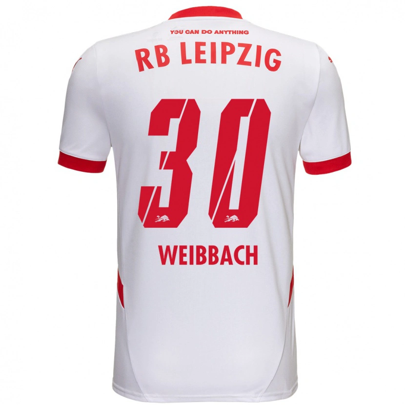 Danxen Kvinnor Noah Weißbach #30 Vit Röd Hemmatröja Matchtröjor 2024/25 Tröjor T-Tröja