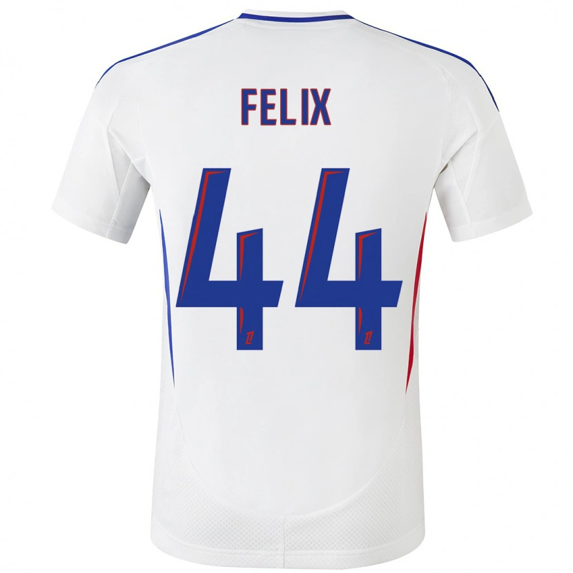 Danxen Kvinnor Marley Felix #44 Vit Blå Hemmatröja Matchtröjor 2024/25 Tröjor T-Tröja
