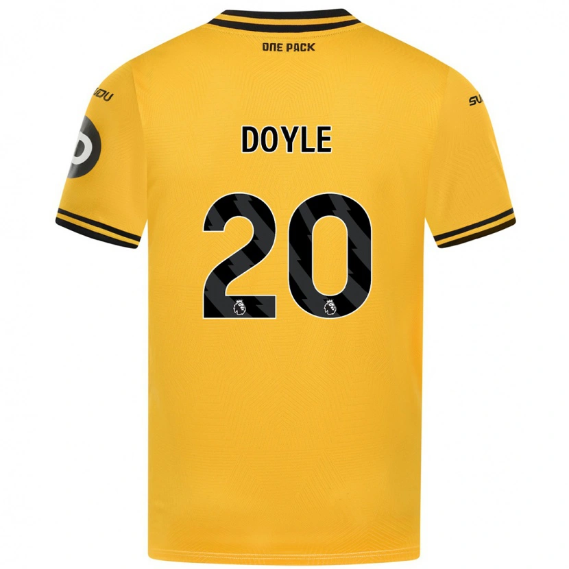 Danxen Kvinnor Tommy Doyle #20 Gul Hemmatröja Matchtröjor 2024/25 Tröjor T-Tröja
