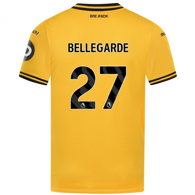Danxen Kvinnor Jean-Ricner Bellegarde #27 Gul Hemmatröja Matchtröjor 2024/25 Tröjor T-Tröja