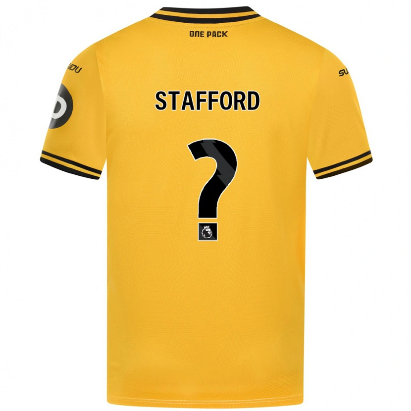 Danxen Kvinnor Ollie Stafford #0 Gul Hemmatröja Matchtröjor 2024/25 Tröjor T-Tröja