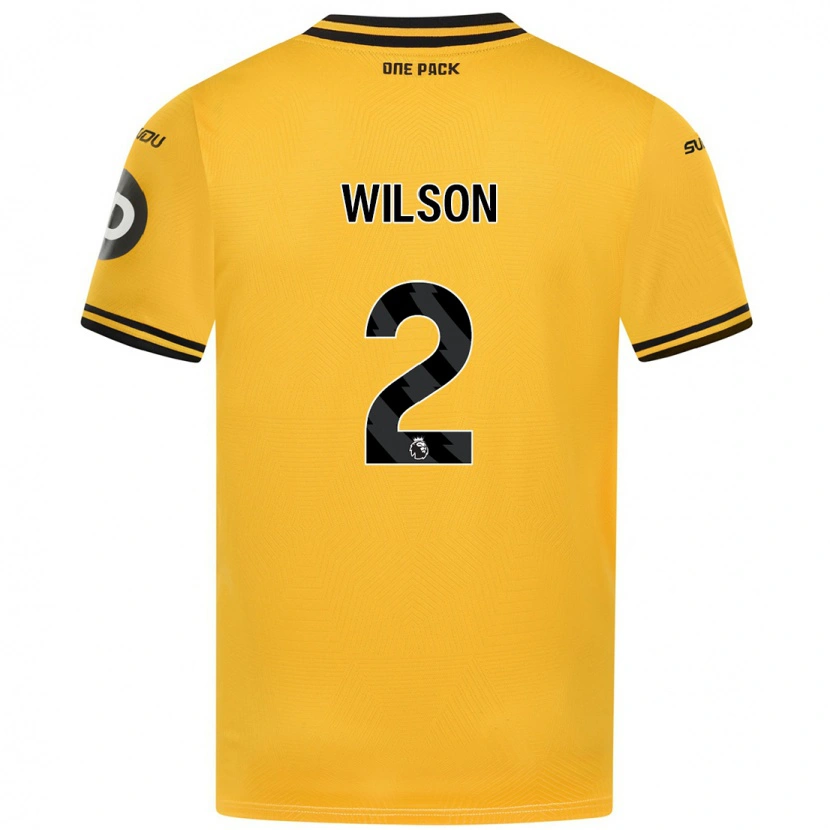 Danxen Kvinnor Ellie Wilson #2 Gul Hemmatröja Matchtröjor 2024/25 Tröjor T-Tröja