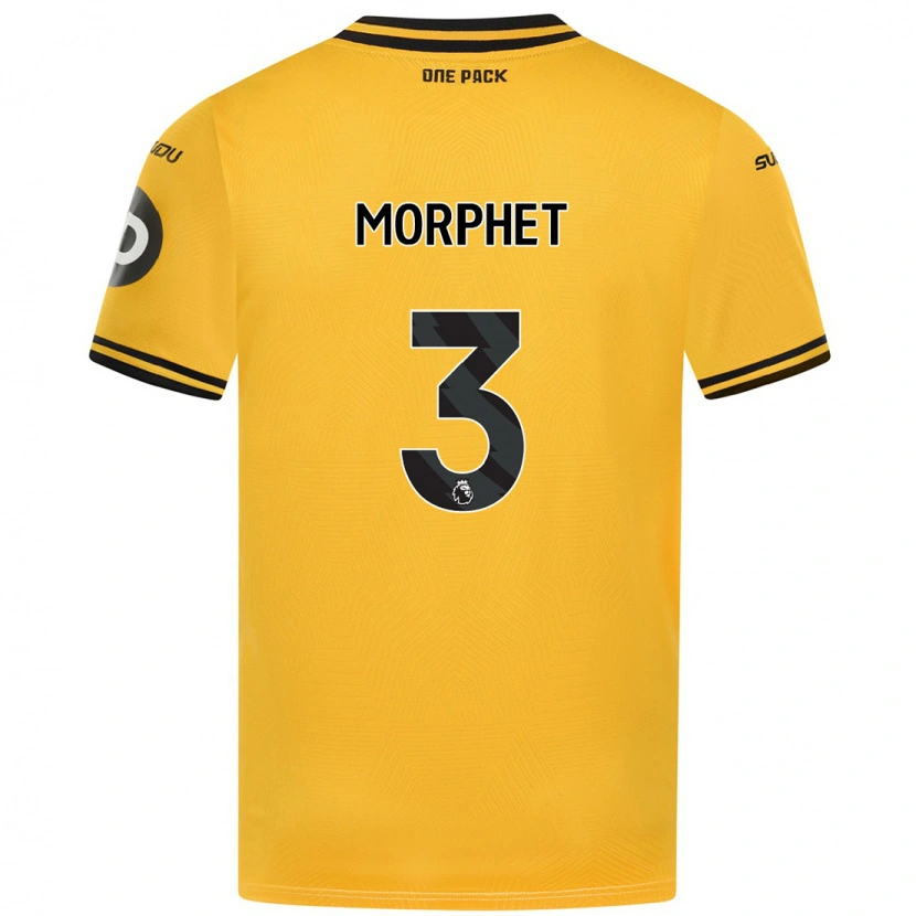Danxen Kvinnor Anna Morphet #3 Gul Hemmatröja Matchtröjor 2024/25 Tröjor T-Tröja