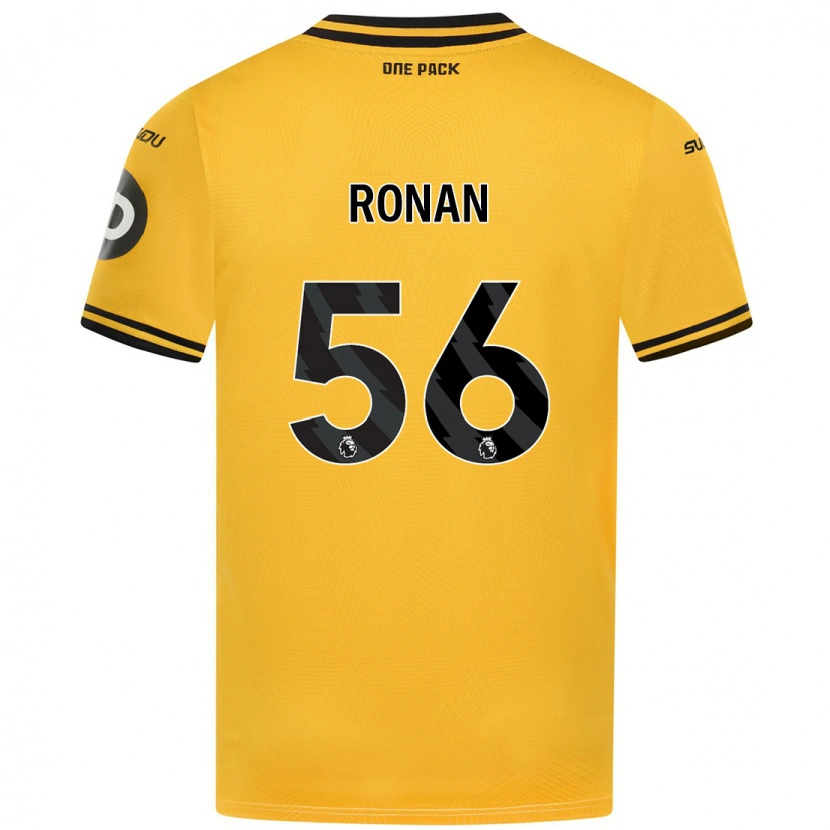 Danxen Kvinnor Connor Ronan #56 Gul Hemmatröja Matchtröjor 2024/25 Tröjor T-Tröja