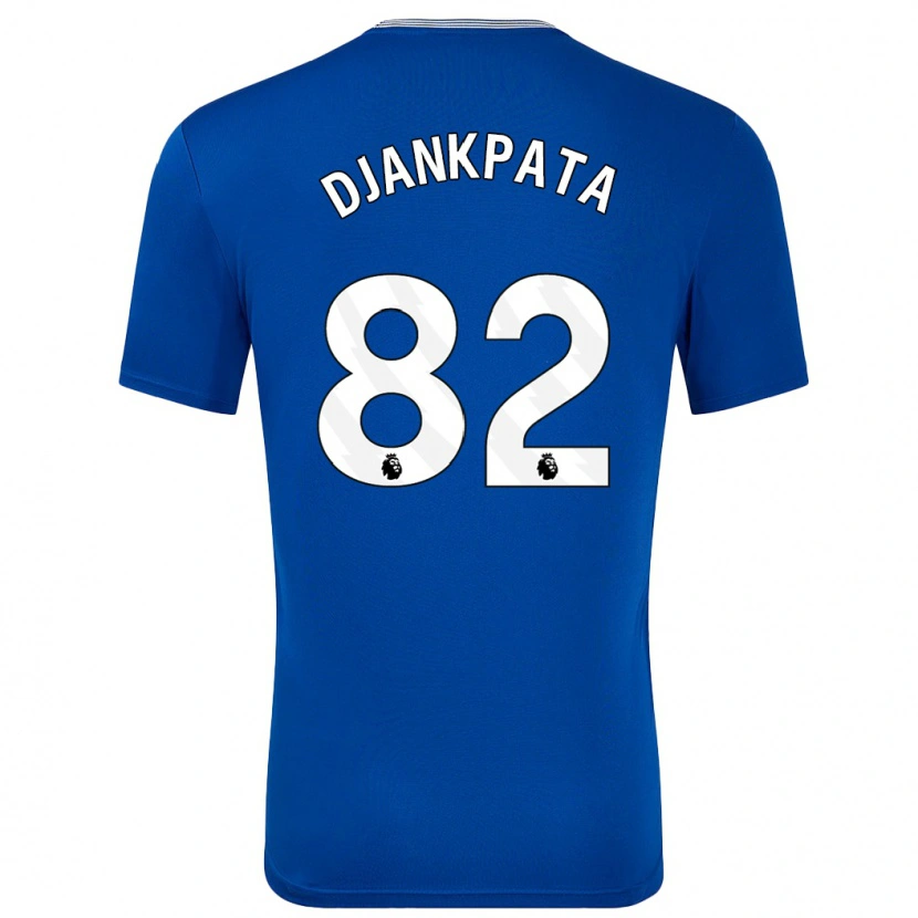 Danxen Kvinnor Halid Djankpata #82 Blå Med Hemmatröja Matchtröjor 2024/25 Tröjor T-Tröja