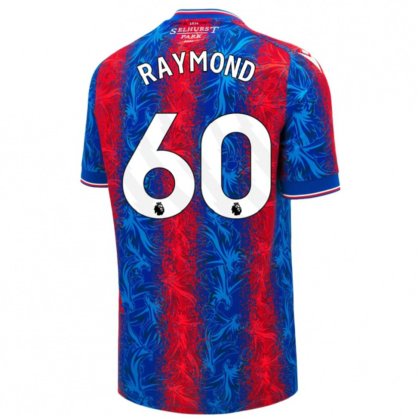 Danxen Kvinnor Jadan Raymond #60 Röda Blå Ränder Hemmatröja Matchtröjor 2024/25 Tröjor T-Tröja