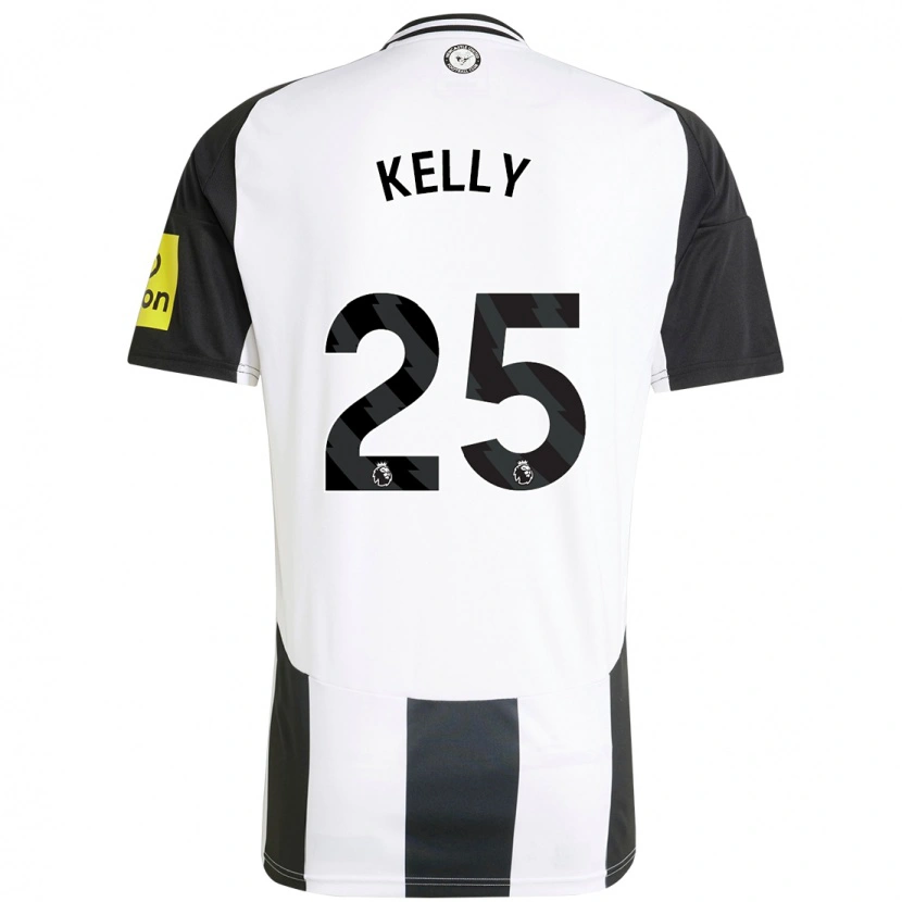 Danxen Kvinnor Lloyd Kelly #25 Vit Svart Hemmatröja Matchtröjor 2024/25 Tröjor T-Tröja