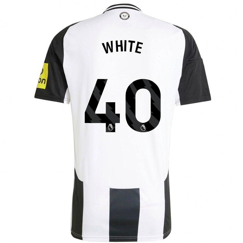 Danxen Kvinnor Joe White #40 Vit Svart Hemmatröja Matchtröjor 2024/25 Tröjor T-Tröja