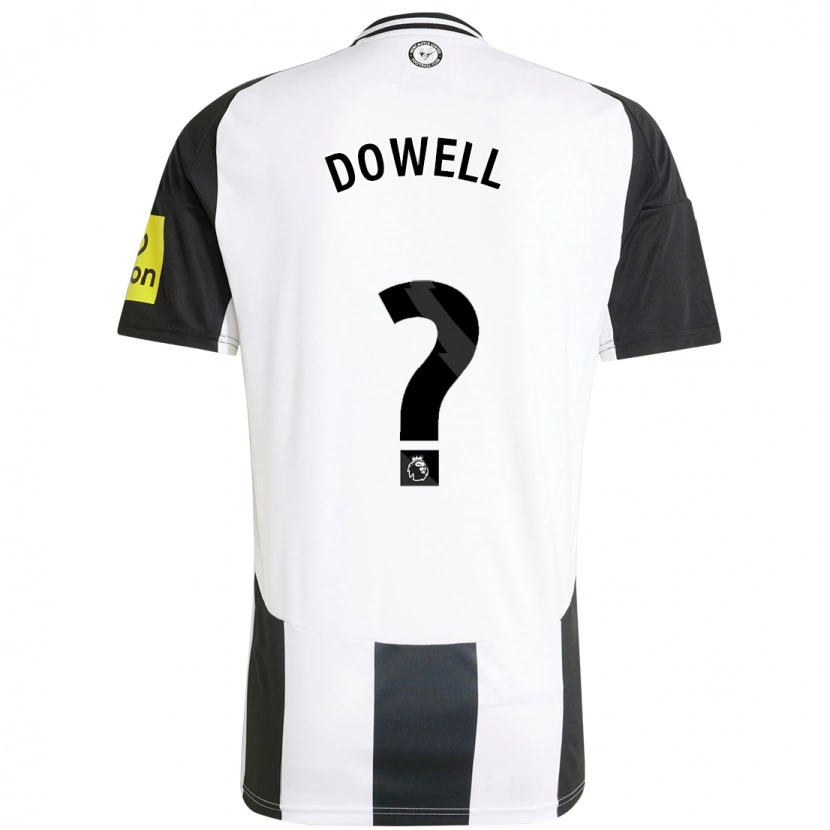 Danxen Kvinnor Roman Dowell #0 Vit Svart Hemmatröja Matchtröjor 2024/25 Tröjor T-Tröja