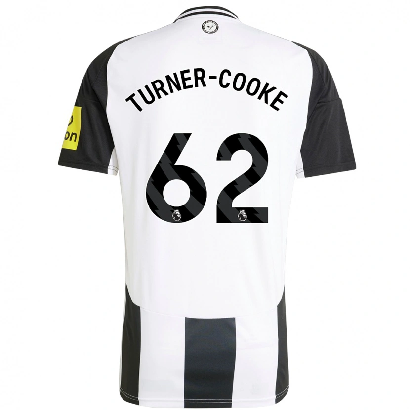 Danxen Kvinnor Jay Turner-Cooke #62 Vit Svart Hemmatröja Matchtröjor 2024/25 Tröjor T-Tröja