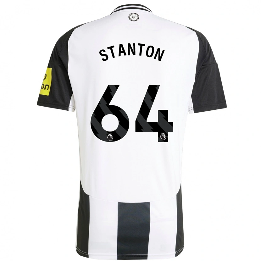 Danxen Kvinnor Ellis Stanton #64 Vit Svart Hemmatröja Matchtröjor 2024/25 Tröjor T-Tröja
